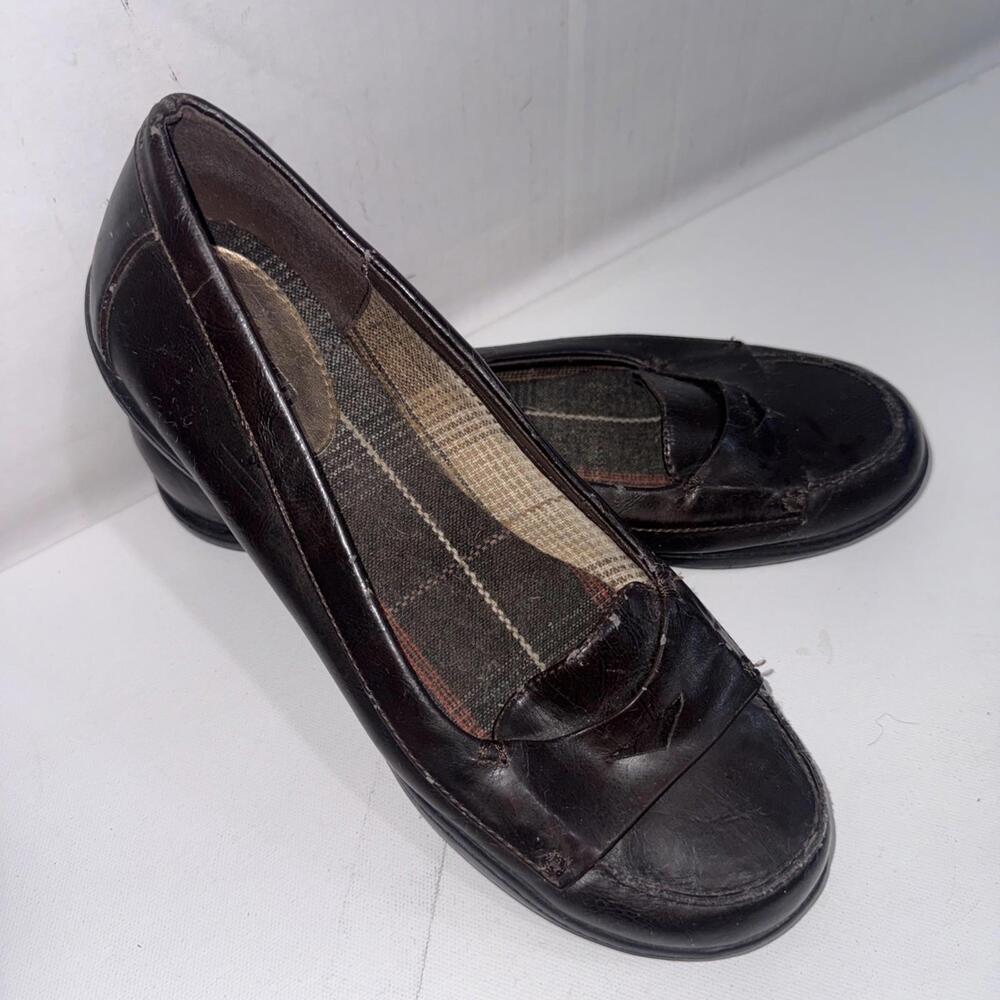 Y2K Vintage‎ Unlisted Brown Boho Hippie Mary Janes Flats Slip On Shoes Size 9.5